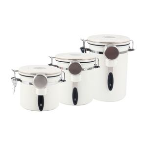 Recipiente para Despensa con Marcador de Fecha y Cuchara Medidora, Recipiente Hermético de Acero Inoxidable para Café - Product Image 5