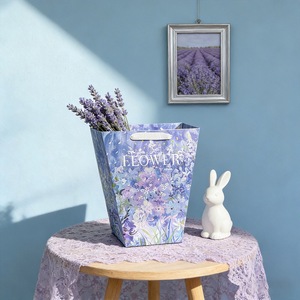 Boîtes à fleurs en papier d'art de luxe de haute qualité avec des matériaux recyclés pour l'arrangement de bouquets <span class=keywords><strong>et</strong></span> l'emballage de cadeaux Impression offset - Product Image 3