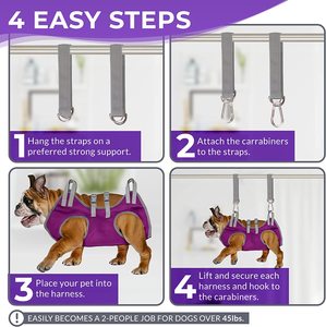 Nibao rede de tosa para cachorros, rede para aliciamento de animais com tiras extra seguras e fortes no centro para cães - Product Image 4