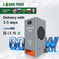 LASER TREE 60W Tête de gravure laser à diode bois haute puissance DIY Metal CNC Lazer Cutter Head with Air Assist for Diy Design