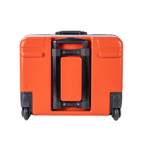 Mallette à outils à roulettes en aluminium durable avec tiroirs, boîte de rangement pour équipement