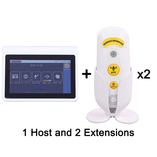Hot Sale Wireless Voice Intercom Calling System for Restaurant 500 Meters Easy Communication Solution for Busy Establishments