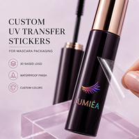 Autocollant de transfert UV DTF personnalisé, autocollants imperméables pour l'emballage de produits de maquillage et de soins de la peau, boîte cadeau, flacon de voyage, pot de crème, tube