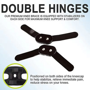 Preço de fábrica Joelheira Brace com Estabilizadores Laterais Joelho Suporte Esporte Joelheira Tendão Patelar <span class=keywords><strong>Joint</strong></span> Pain Relief Menisco Lágrimas - Product Image 3