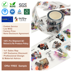 Ruban Washi à découpe pré-encollée pour impression numérique, marque privée, pour boutique de papeterie <span class=keywords><strong>en</strong></span> <span class=keywords><strong>ligne</strong></span> - Product Image 1