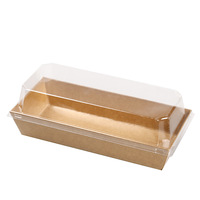 Boîtes en papier jetables pour sandwichs hot-dogs, muffins, gâteaux, boîtes alimentaires pour restaurants, boîtes à collation, boîtes à pâtisserie au fromage, boîtes à dessert, boîtes à sushi