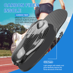 Hochwertige EVA-Sportschuhe Einlegesohlen Kohle faser mit stoß dämpfender Orthesen-Einlegesohle - Product Image 6