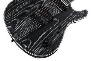 Guitares électriques bon marché, marque OEM, technique de finition Ceruse, guitare à 6-7 cordes - Product Image 4