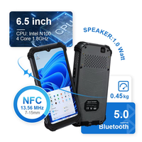 Ordinateur mobile Windows, scanner de codes-barres 1D 2D portable, PDA robuste, téléphone robuste Windows 11, scanner de codes-barres