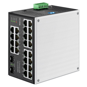 Switch Ethernet industriel TP-Link 24GE 2SFP Full-Duplex 10/100/1000 Mbps avec prise en charge VLAN - Product Image 1