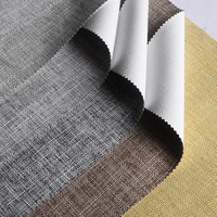 100% rideaux occultants rideaux Texture flammée 4 passages flocage enduit rideau 320cm largeur fonction cationique pour hôtel hôpital bureau