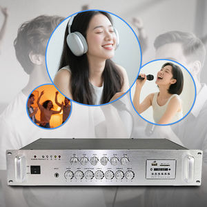 250W Chất Lượng Hàng Đầu Hiệu Suất Cao <span class=keywords><strong>Max</strong></span> Stereo <span class=keywords><strong>Power</strong></span> Mixer Khuếch Đại Chuyên Nghiệp Với FM USB Khe Cắm Thẻ SD Cho Hiệu Suất Sân Khấu - Product Image 6