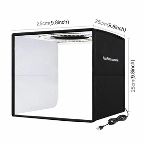 25Cm <span class=keywords><strong>Led</strong></span> Xách Tay <span class=keywords><strong>Photo</strong></span> <span class=keywords><strong>Studio</strong></span> Với Vòng <span class=keywords><strong>Led</strong></span> Light Folding <span class=keywords><strong>Mini</strong></span> Chụp Ảnh Lều Dimmable <span class=keywords><strong>Led</strong></span> Vòng Ánh Sáng Ảnh Hộp Đèn - Product Image 2