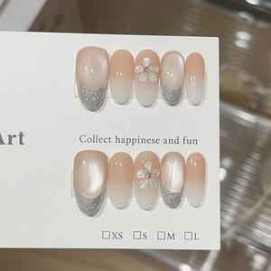 Vente en gros de <span class=keywords><strong>faux</strong></span> <span class=keywords><strong>ongles</strong></span> en <span class=keywords><strong>gel</strong></span> faits à la main de luxe, <span class=keywords><strong>ongles</strong></span> carrés longs moyens avec strass, brillants, 3D, <span class=keywords><strong>manucure</strong></span> artificielle - Product Image 1