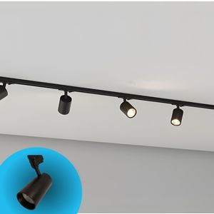 Rail lumineux LED commercial 3-en-1 CCT 30W 2800lm, boîtier noir, angle de faisceau de 50 degrés, IRC élevé >90, couleurs 3000K 4000K 6000K - Product Image 5