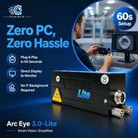 Nueva Cámara de Monitoreo para Máquina de Soldadura Láser de Fibra Arc Eye 3.0-Lite, Sistema de Visión de Piscina de Fusión, 85W, Resolución 25FPS, Sin Software