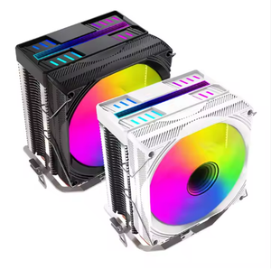 Enfriador de CPU Zeromaster RGB PWM con 4 Tubos de Calor, Ventilador LED para PC, Disipador de Calor para Computadora con Conector de 4 Pines - Product Image 2
