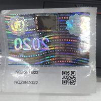 Étiquette autocollante personnalisée en vinyle adhésif, écologique, anti-contrefaçon, encre UV, pour appareil photo, téléphone portable, bouteille, boîte, hologramme de sécurité