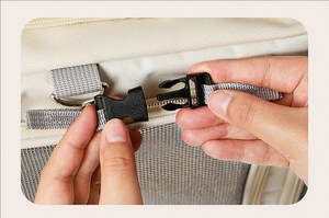 Sac de transport pliable 2-en-1 <span class=keywords><strong>pour</strong></span> animaux de compagnie (chat, <span class=keywords><strong>chien</strong></span>), grande capacité, 4 roues, fenêtre en maille, sac à dos portable, chariot détachable - Product Image 2