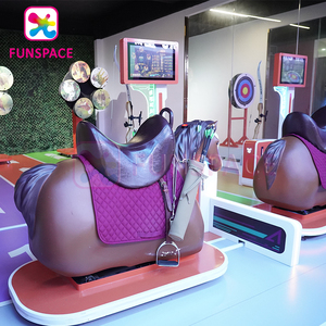 Funspace <span class=keywords><strong>pas</strong></span> <span class=keywords><strong>cher</strong></span> prix projection interactive jeu d'équitation simulateur de tir équipement de jeu pour parc d'attractions - Product Image 5
