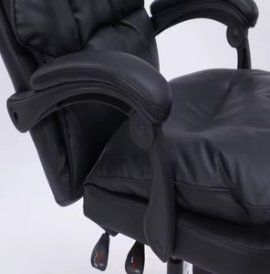 Silla de oficina ejecutiva de diseño moderno con respaldo alto ALINUNU, muebles de oficina de lujo ergonómicos Boss, giratoria cómoda para ejecutivos - Product Image 4