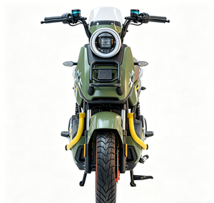 Trottinette électrique pliable camouflage vert 500W sans balais 48V avec batterie amovible et amortisseurs pour adulte, idéale pour les trajets urbains - Product Image 2