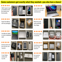 Boîte mystère d'électronique en gros : Articles technologiques 100 % surprise, assortiment surprise, écouteurs TWS, smartphones, cadeaux originaux