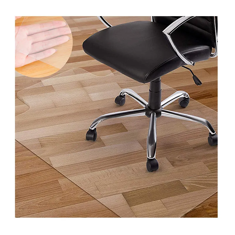 ايكو اضافية كبيرة الطعام PC تحت الأرضيات بلاط مستطيل شفاف حماية مكتب سجادة كرسي السجاد
