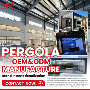 Pérgola Exterior de Aluminio Bioclimática, Impermeable, Motorizada, Fácil de Montar, con Luces LED Integradas, Techo Abatible y Recubrimiento en Polvo - Product Image 6