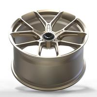 Rines de Aleación de Aluminio Forjado Personalizados de 1 Pieza, Rines de Lujo con Bloqueo Central de 18, 19, 20, 21 y 22 Pulgadas para Porsche 911, 718, Lamborghini Urus