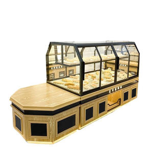 ตู้โชว์เค้กตู้โชว์เบเกอรี่ชั้นแสดงขนมปังขนาดกำหนดสีได้เอง - Product Image 6