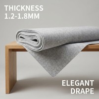 Rouleau de feutre textile doux aiguilleté antistatique poids moyen 57/58" 250 g/m² couleur personnalisée vente en gros usine