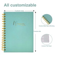 Carnet de notes personnalisable pour planificateur de mariage, avec couverture en tissu PP imprimée, reliure agrafée, cadeau pour infirmières et médecins