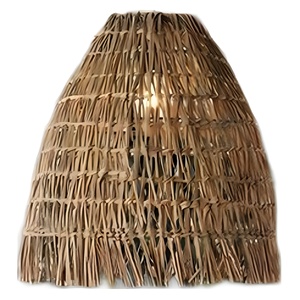 Lampadario <span class=keywords><strong>Zen</strong></span> Wabi-Sabi Giapponese |   Lampada Artigianale in Giacinto d'Acqua Naturale per Interni di Case e B&B - Product Image 4