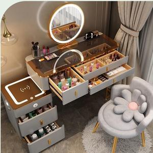 Moderno multifuncional extensible LED espejo lateral gabinete dormitorio muebles <span class=keywords><strong>maquillaje</strong></span> tocador muebles <span class=keywords><strong>para</strong></span> el hogar - Product Image 5