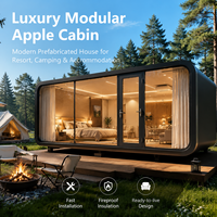 Cabine de bureau modulaire moderne Apple, cabine téléphonique insonorisée préfabriquée, salle de réunion portable, espace de travail acoustique