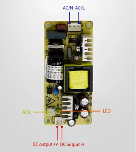 Weidun-Fuente de alimentación de modo interruptor de salida única, marco abierto, 20W, 24V, 1 amperios