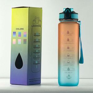 Bouteille personnalisée 1L (32 oz) en Tritan sans BPA avec paille et filtre, revêtement anti-corrosion, moderne, motivante, pour la gym, le sport, le camping et l'eau bouillante - Product Image 2