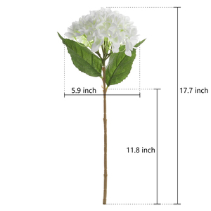 Flores Artificiales de Hortensia con Textura Realista, Arreglos Florales para el Hogar, Accesorios de Fotografía, Decoración al por Mayor, Ramo de Flores Artificiales - Product Image 3
