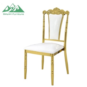 Chaise de banquet haut de gamme Wayon, dossier décoratif contemporain, sièges occasionnels pour événements de <span class=keywords><strong>mariage</strong></span> - Product Image 4