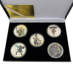 Metal Craft impresión personalizada Japón Anime colección 24K Moneda de Oro <span class=keywords><strong>Zelda</strong></span> lágrimas del reino juego recuerdo - Product Image 6