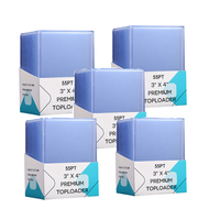 Housse de protection en PVC à chargement par le haut pour porte-cartes de visite classique et élégant sans fermeture, idéale pour les cartes de visite