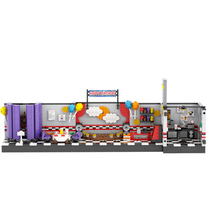 1134 Pezzi MOC1554 Gioco Midnight Bear Stage Five Nights at <span class=keywords><strong>Freddy</strong></span> con Chica Bonnie Foxy <span class=keywords><strong>Freddy</strong></span> Blocchi da Costruzione da Collezione Giocattoli per Bambini - Product Image 1