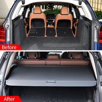 Accessoires de décoration intérieure pour BMW X3 2018-2024, cache-bagages de coffre rétractable