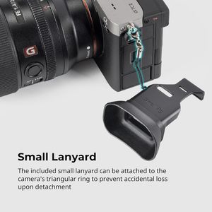 Pour SMALLRIG A7CII A7CR viseur à œil matériau en Silicone souple petite lanière pour <span class=keywords><strong>Sony</strong></span> <span class=keywords><strong>Alpha</strong></span> 7C II/<span class=keywords><strong>Alpha</strong></span> 7CR 4819 amélioration - Product Image 6