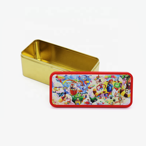 맞춤형 직사각형 금속 포장 사각 깡통 용기 초콜릿 사탕 차 금속 주석 상자 - Product Image 4