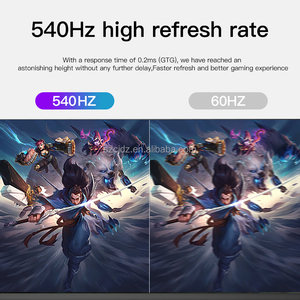 Moniteur 540 Hz, temps de réponse de 1 ms, 24,1 pouces, pour jeux, vente en gros d'usine - Product Image 3