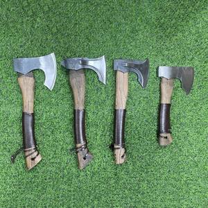 उच्च स्तर 1055 स्टील लकड़ी के हैंडल स्प्लिटिंग कुल्हाड़ी काटने के उत्तरजीविता के साथ कुल्हाड़ी हिकारी विकिंग कुल्हाड़ी - Product Image 3