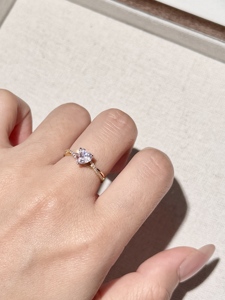 UM Jewelry <b>925</b> <b>Silver</b> Trendy Rose Heart Zircon <b>Ring</b> for Unisex Wedding Anniversary Daily Wear Party Gift - Product Image 5