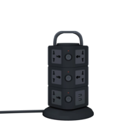 Multiple Plug Handle Tower Extension Board Protection contre les surcharges Extension électrique Trailing Socket Universal Outlet Power Strip